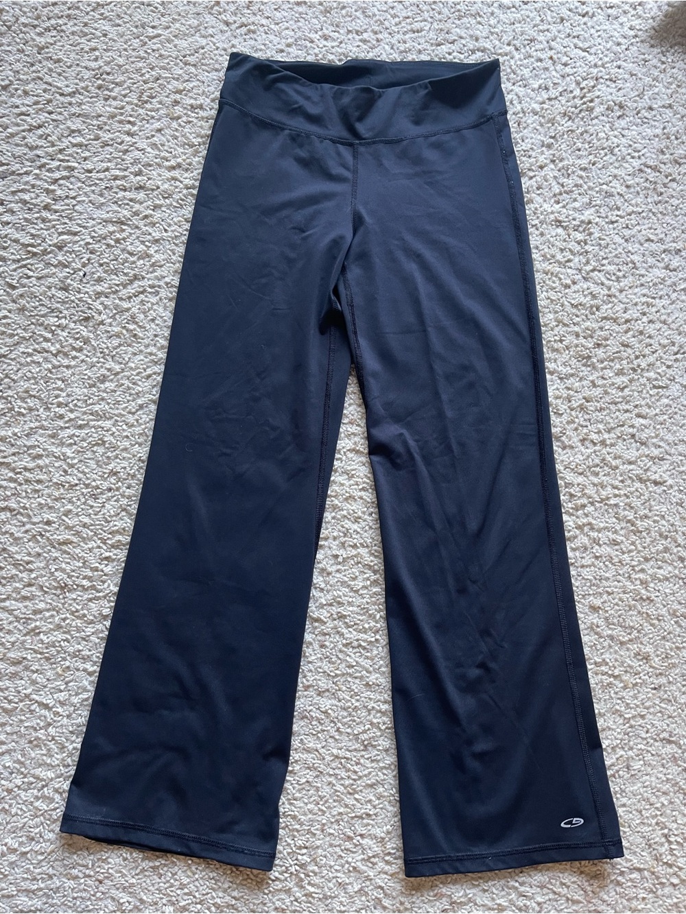 Champion Black Kids' Wide-Leg Active Sweatpants